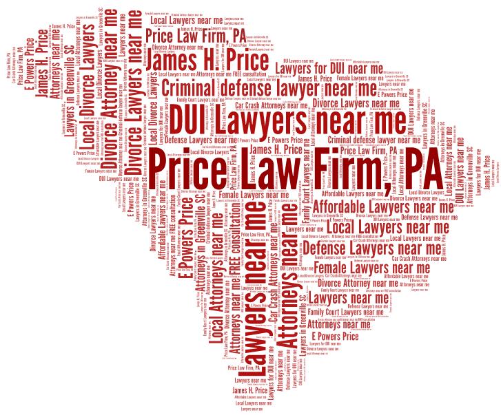 The Price Law Firm in Greenville, SC handles DUI cases, and other criminal practice areas.